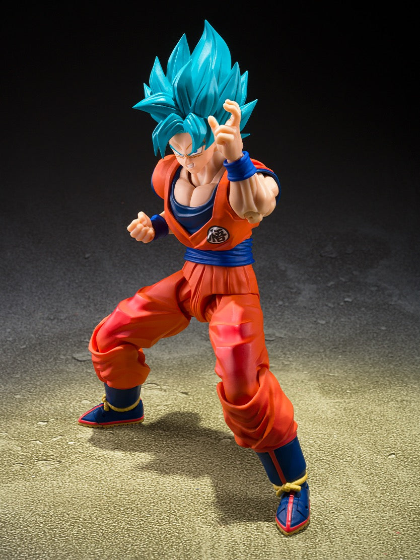 *PRE ORDER* DRAGONBALL SUPER SH FIGUARTS SUPER SAIYAN GOD SUPER SAIYAN SON GOKU - BLUE POWER TRANSCENDING LIMITS (ETA SEPTEMBER)