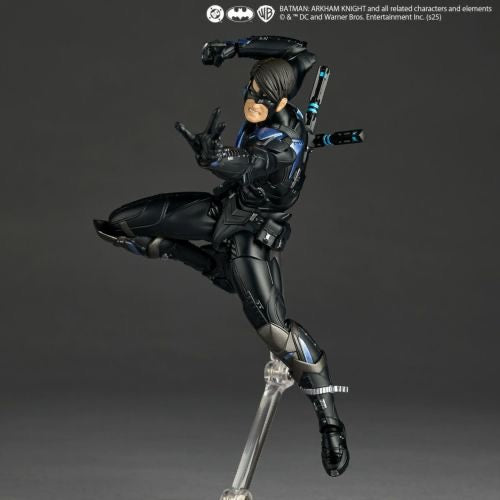 Bendyfig Noble Collection BendyFigs Figura Nightwing De 18 Cm – Flexible Y Articulada – Incluye Base De Exposición Y Bastones Bendyfig Noble Collection BendyFigs Figura Nightwing De 18 Cm – Flexible Y Articulada – Incluye Base De Exposición Y Bastones