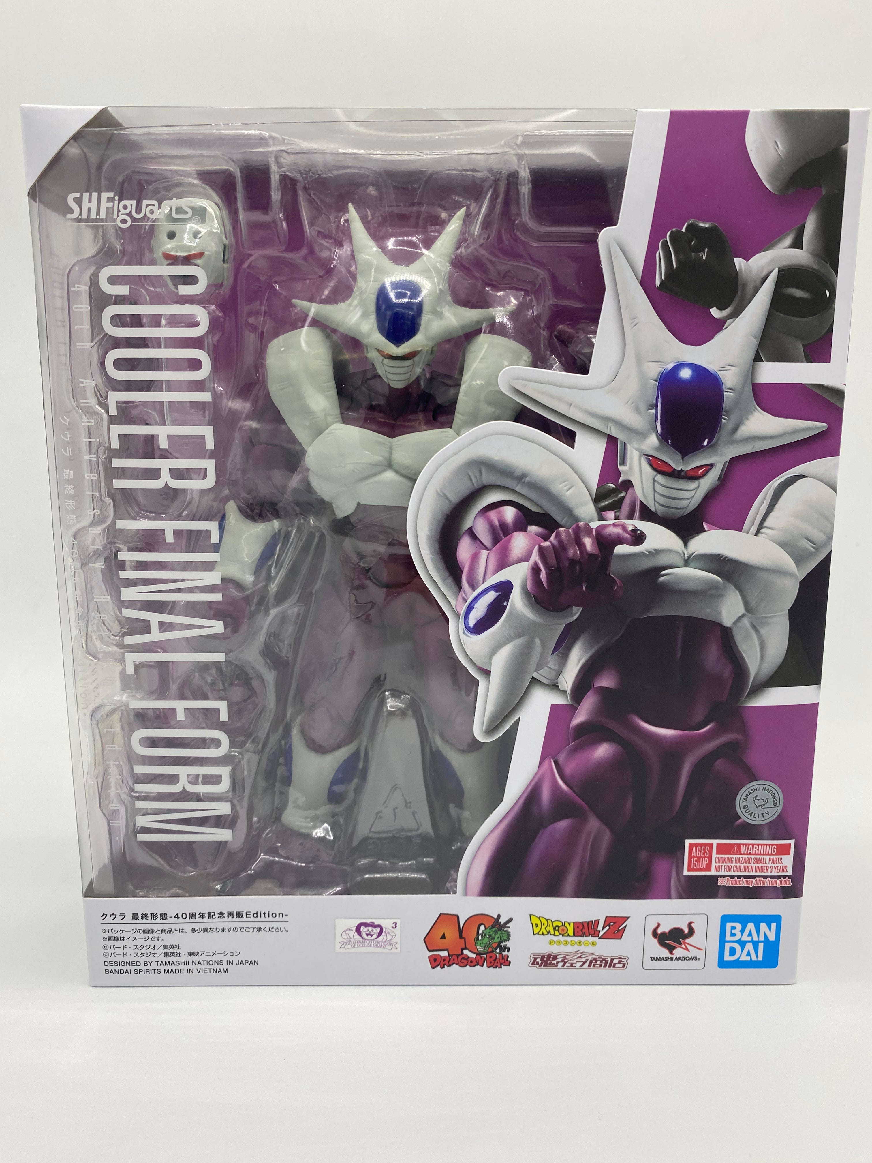 DRAGONBALL Z MOVIE SH FIGUARTS COOLER FINAL FORM 40th Anniversary Edition