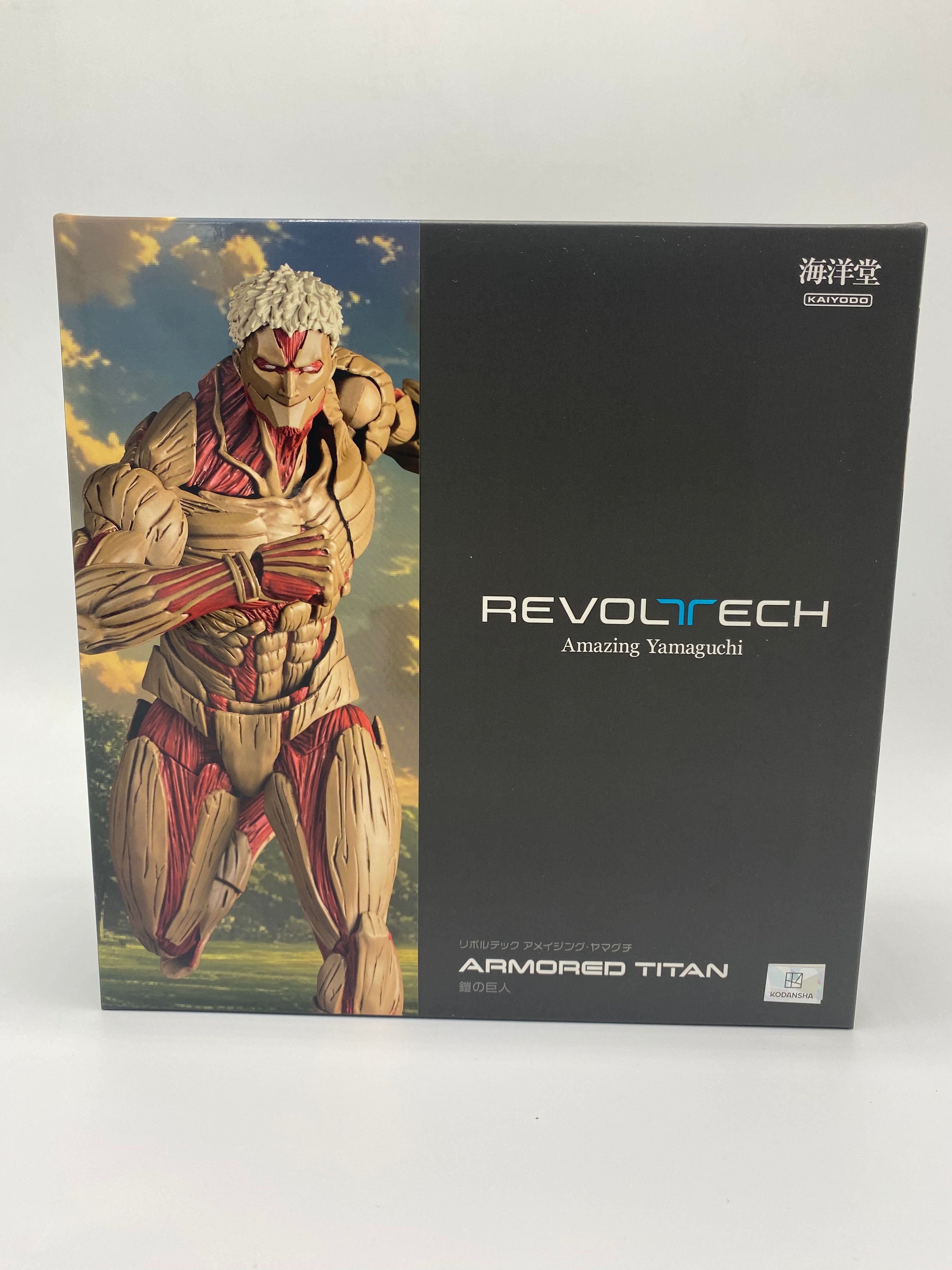 Attack on Titan Amazing Yamaguchi Revoltech NR069 Armored Titan (Reiner Braun) Action Figure