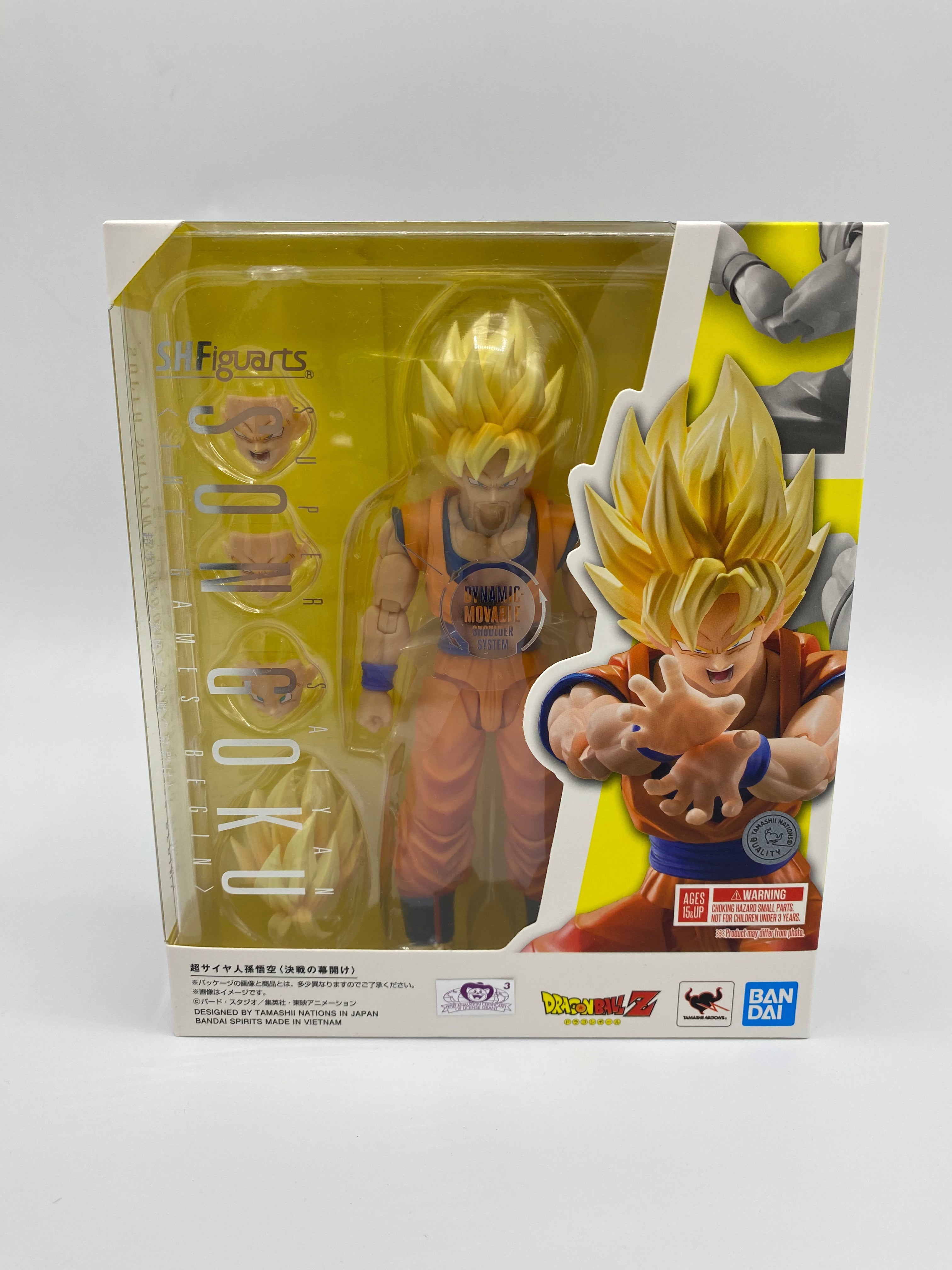 *PRE ORDER* DRAGONBALL Z SH FIGUARTS SUPER SAIYAN SON GOKU - THE GAMES BEGIN (ETA DECEMBER)