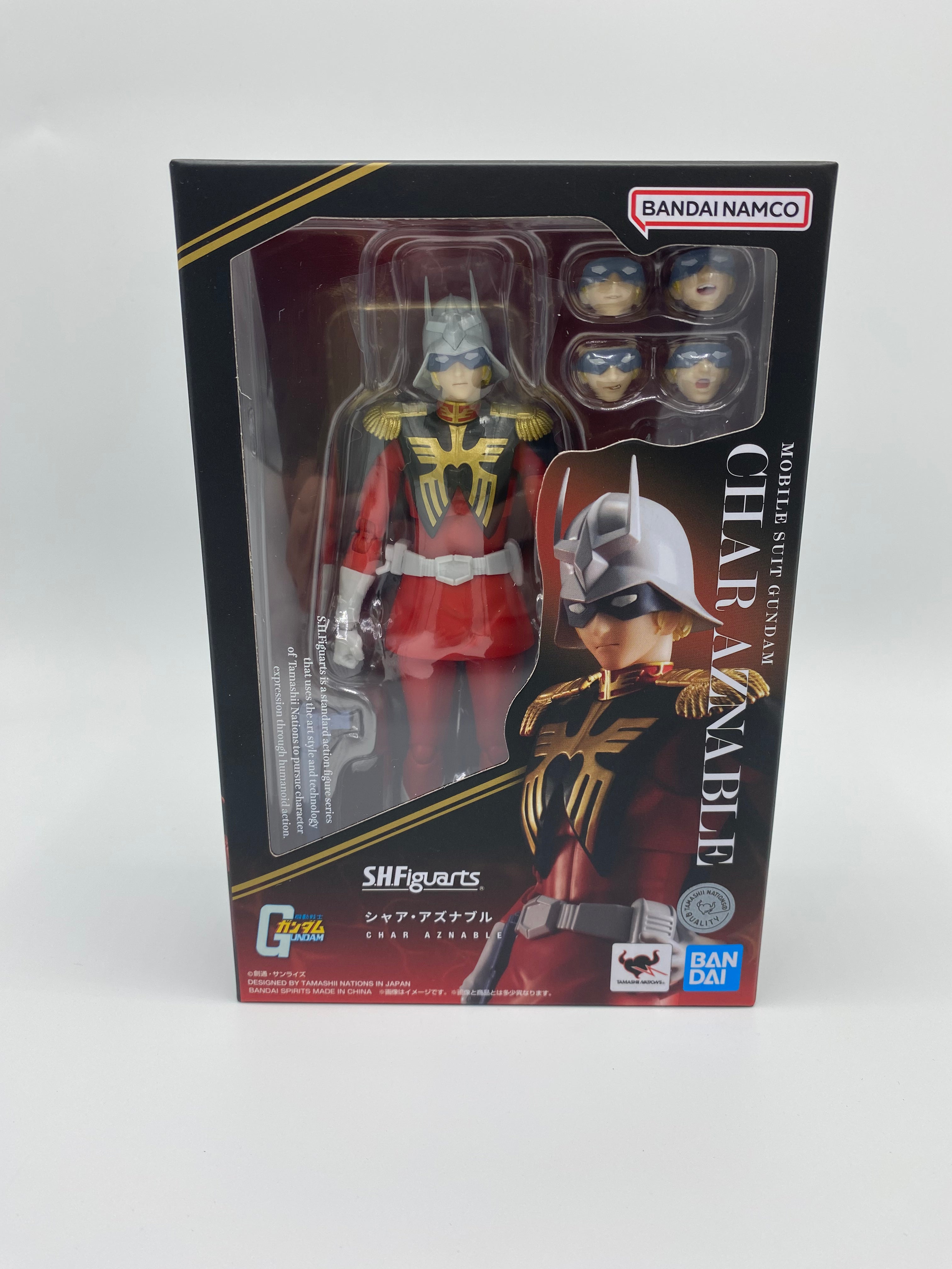 Mobile Suit Gundam SH Figuarts Char Aznable Action Figure