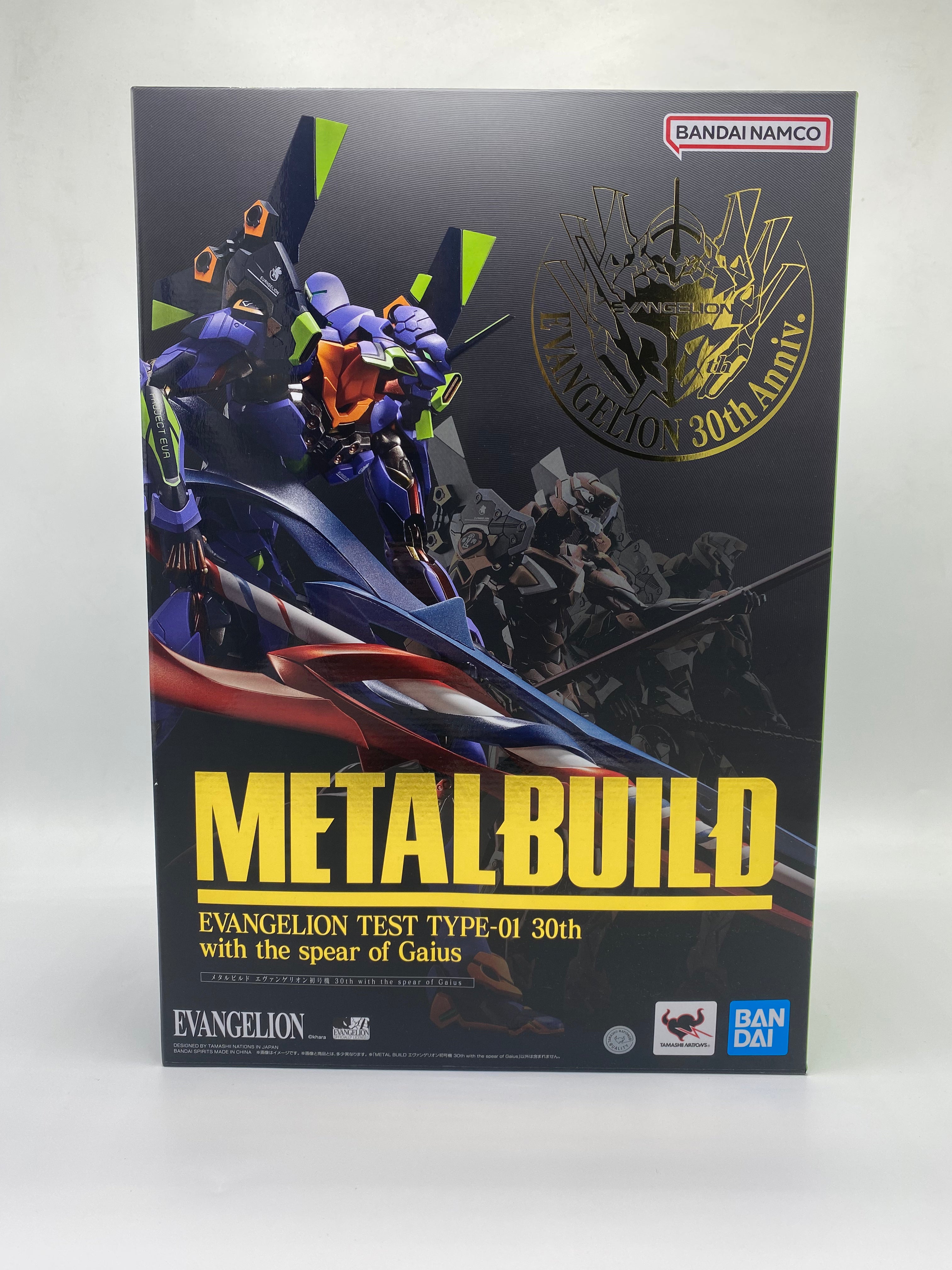 Neon Genesis Evangelion Metal Build Action Figure Eva Test Type-01 30th with the Spear of Gaius