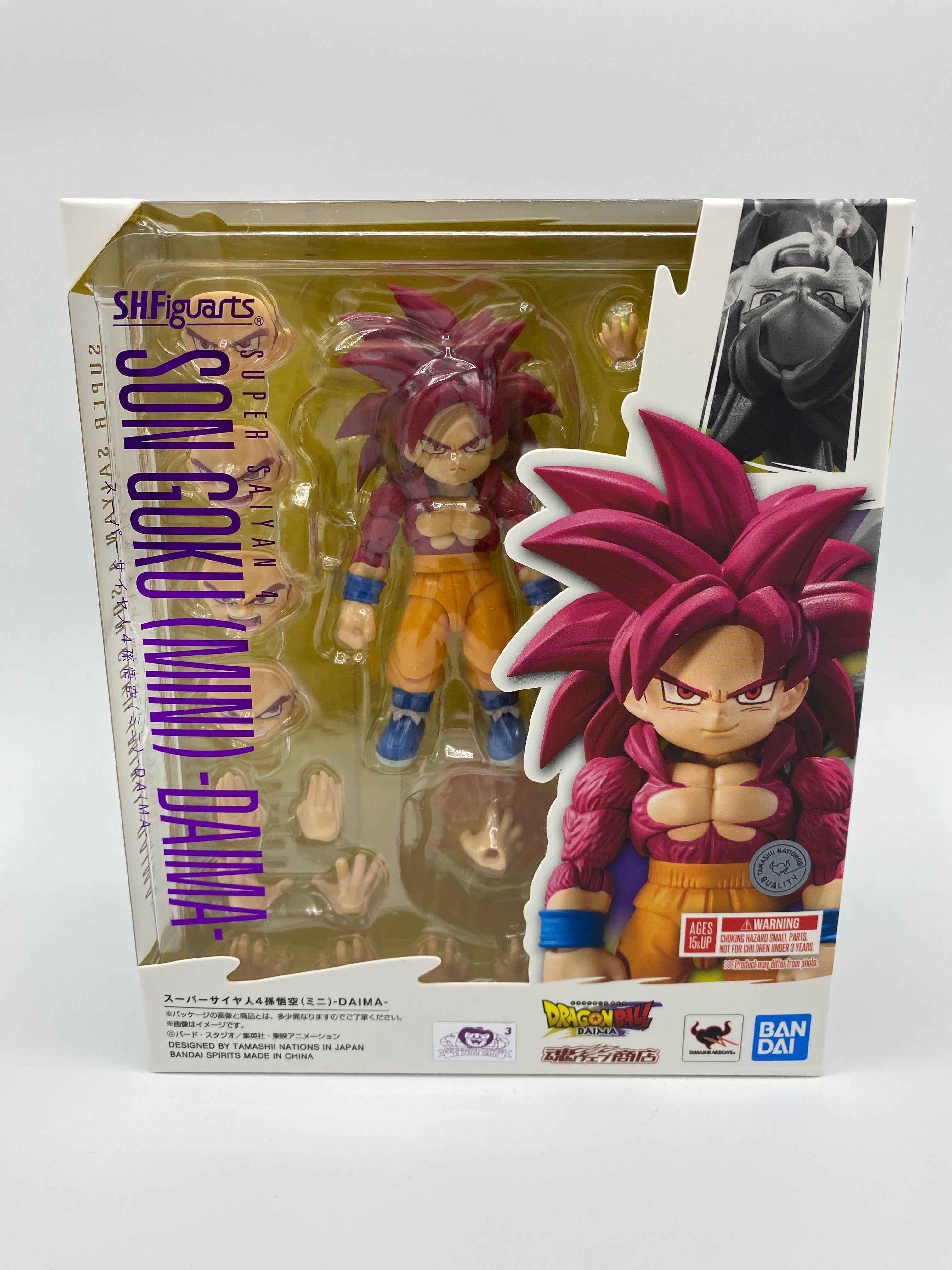 DRAGONBALL DAIMA SH FIGUARTS MINI SUPER SAIYAN 4 GOKU