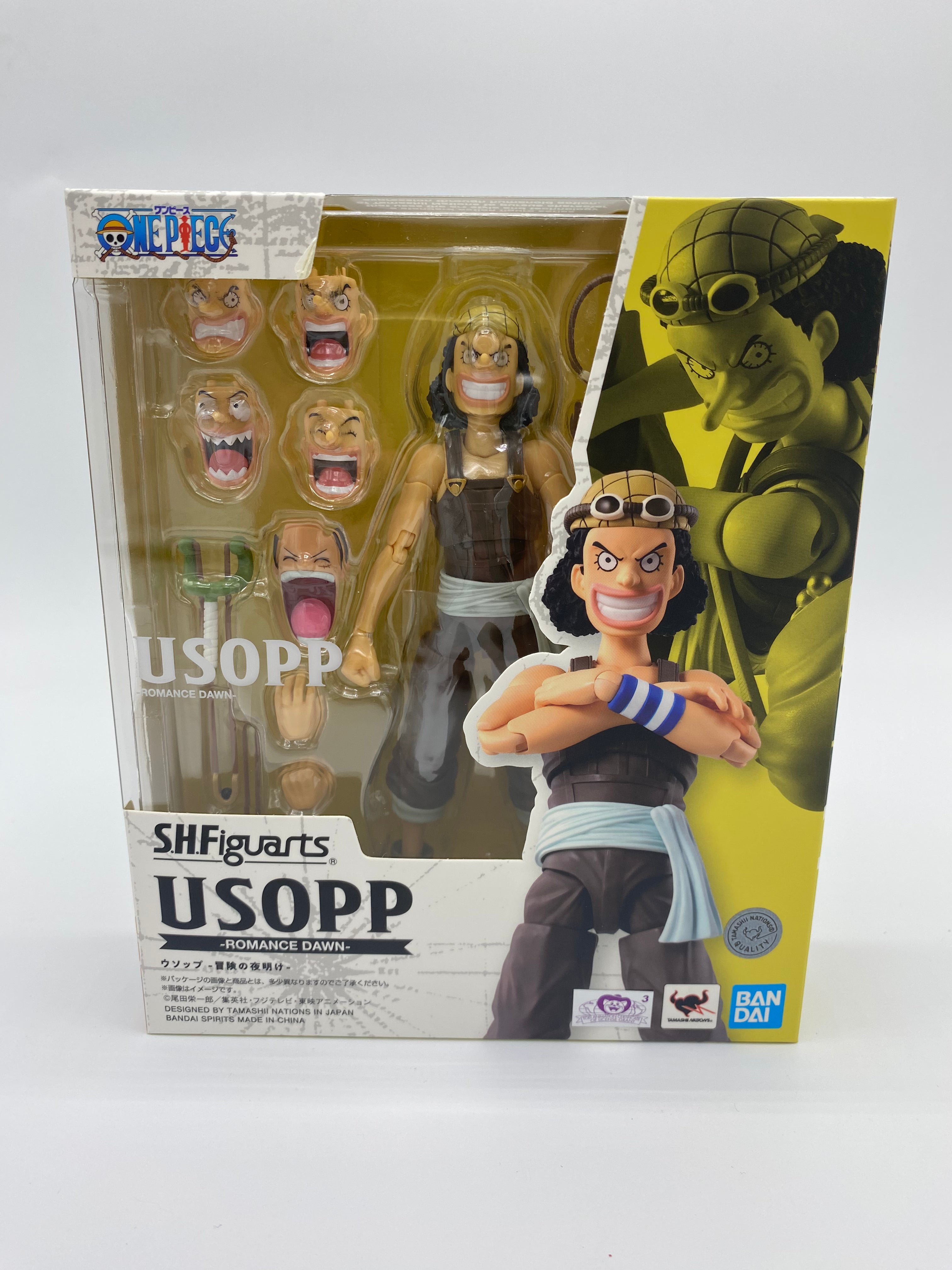 One Piece SH Figuarts Action Figure Usopp - Romance Dawn