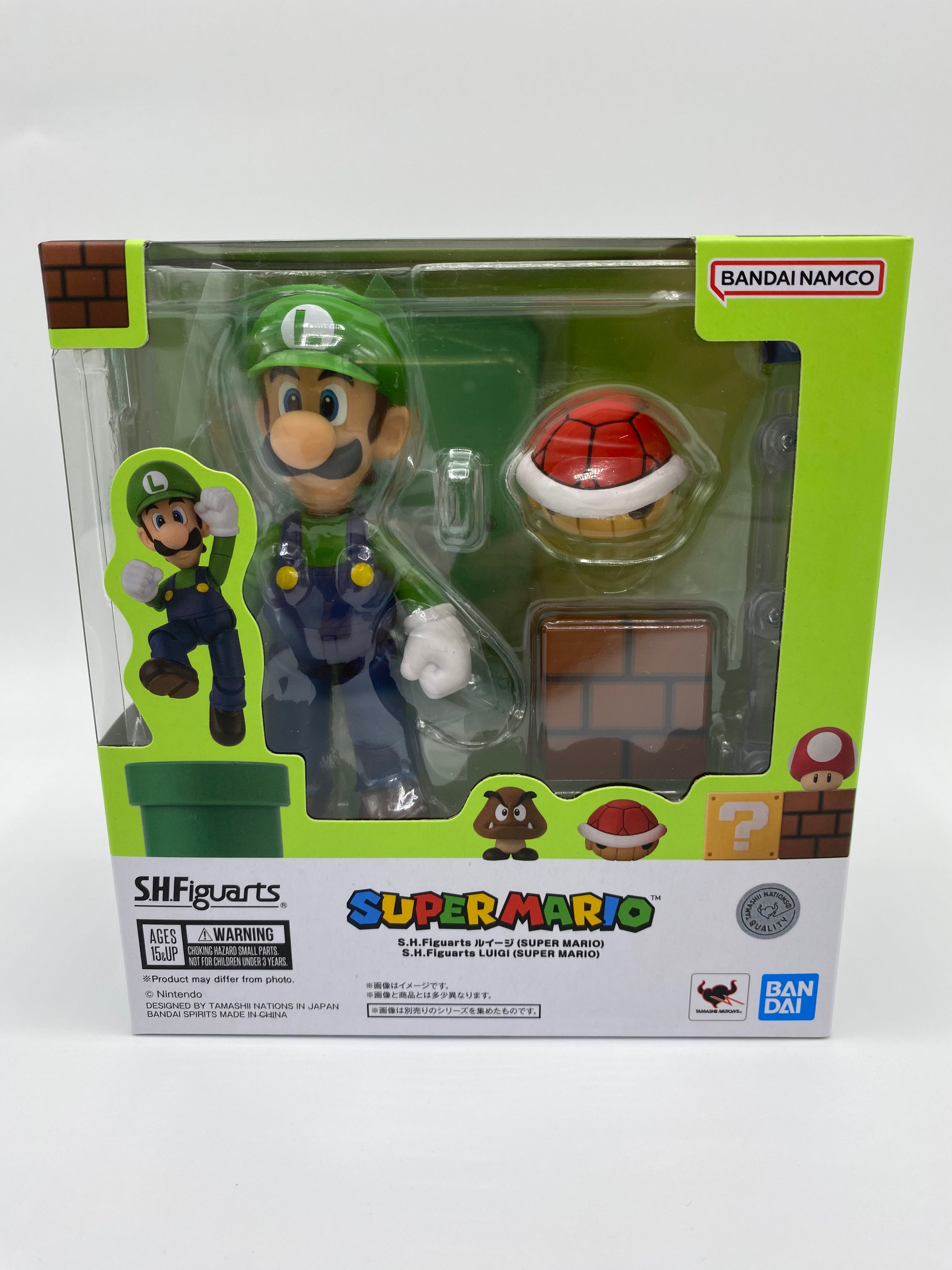 Super Mario SH Figuarts Action Figure Luigi