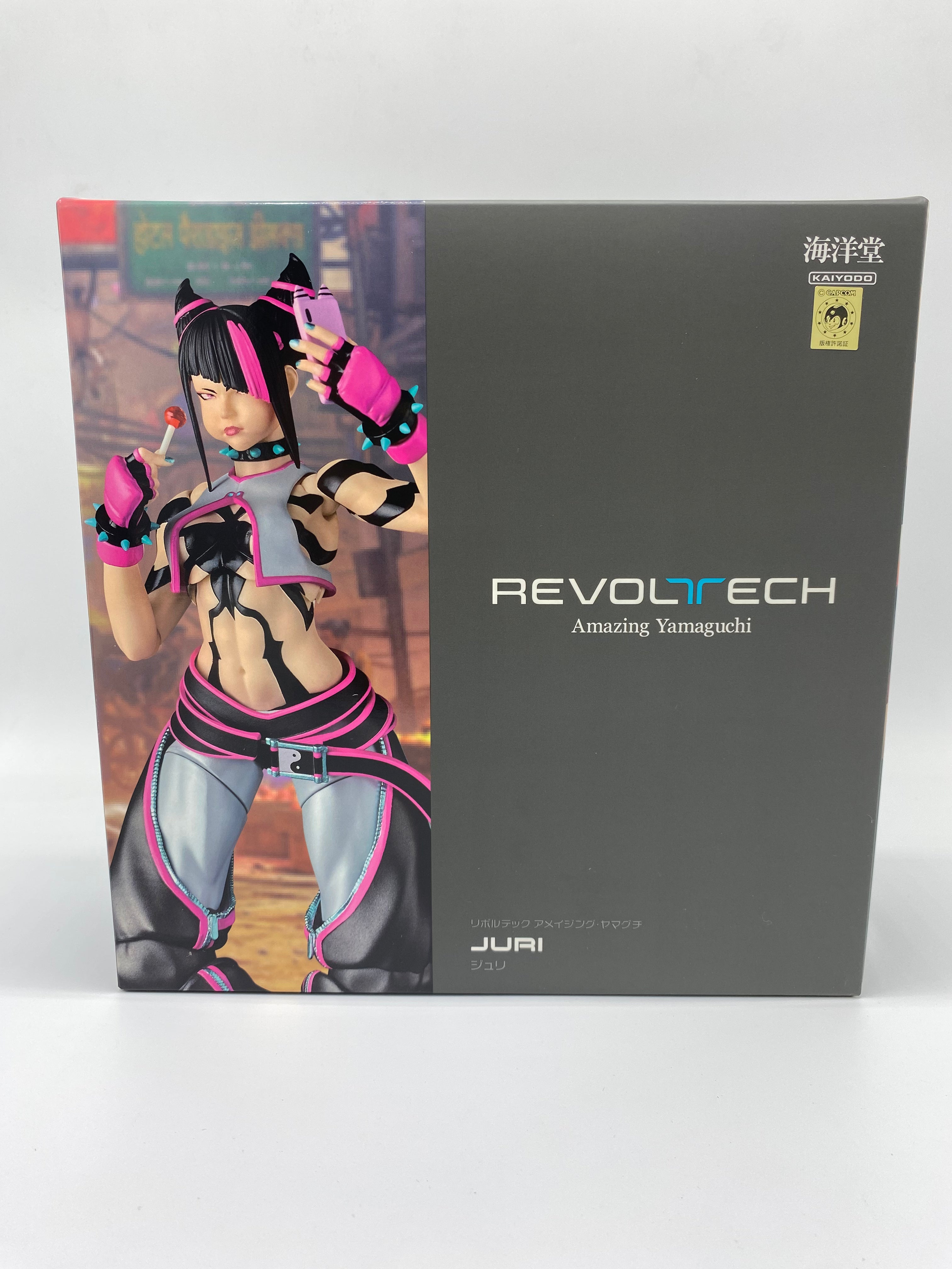 Street Fighter 6 Amazing Yamaguchi Revoltech NR065 Juri Action Figure