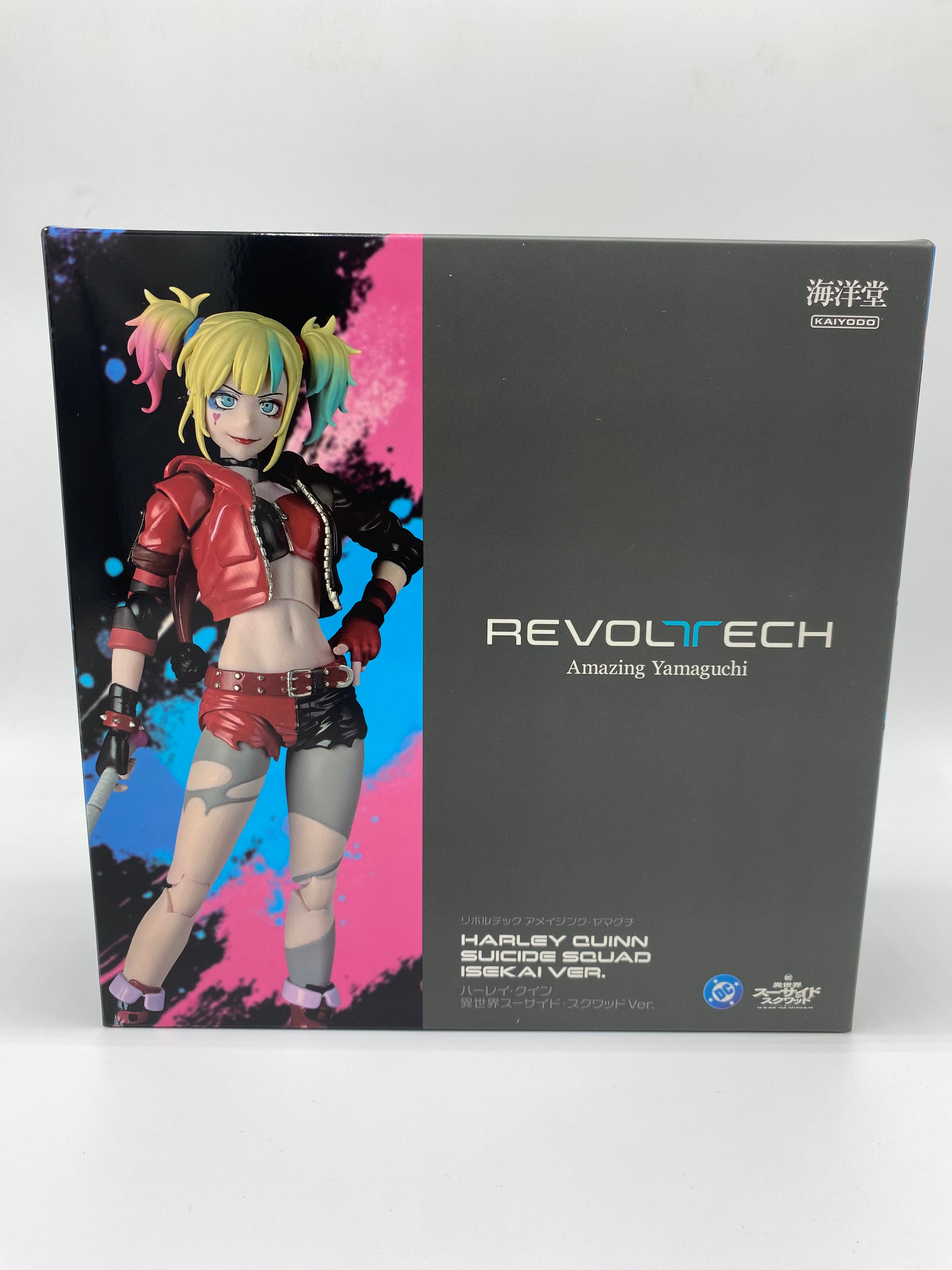 DC Comics Amazing Yamaguchi Revoltech Harley Quinn Suicide Squad Isekai Ver. Action Figure