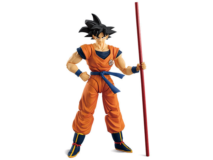 DRAGONBALL Z SON GOKU EARTH SH FIGUARTS + Power Pole Accessory SDCC 2018 Exclusive