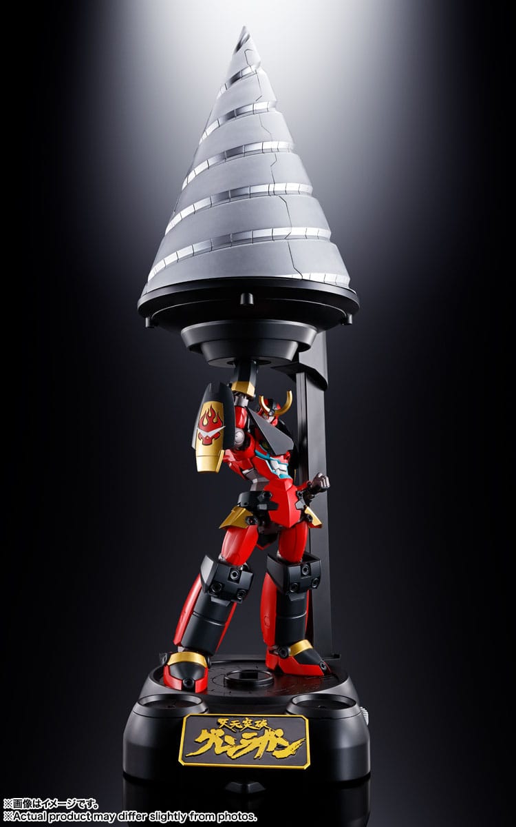 Tengen Toppa Gurren Lagann Soul of Chogokin Diecast Action Figure GX-107 Gurren Lagann & Giga Drill Set