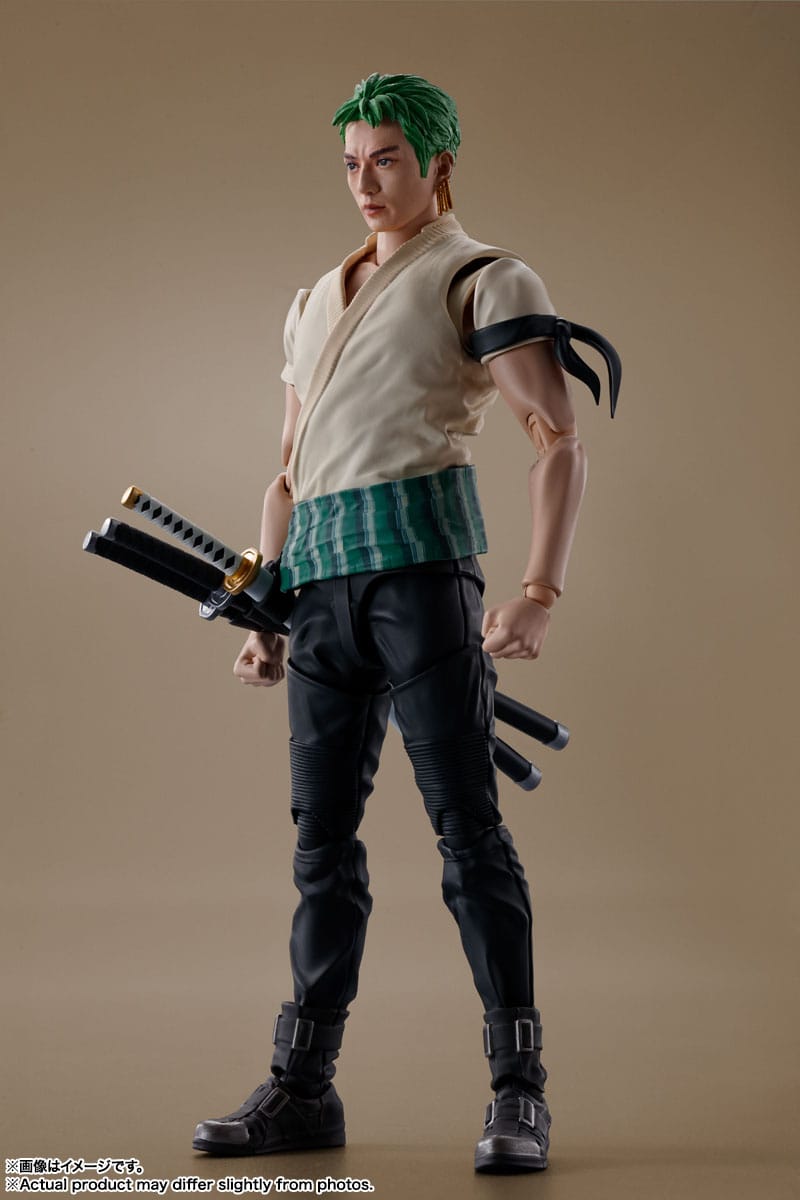 One Piece SH Figuarts Action Figure Roronoa Zoro - Netflix