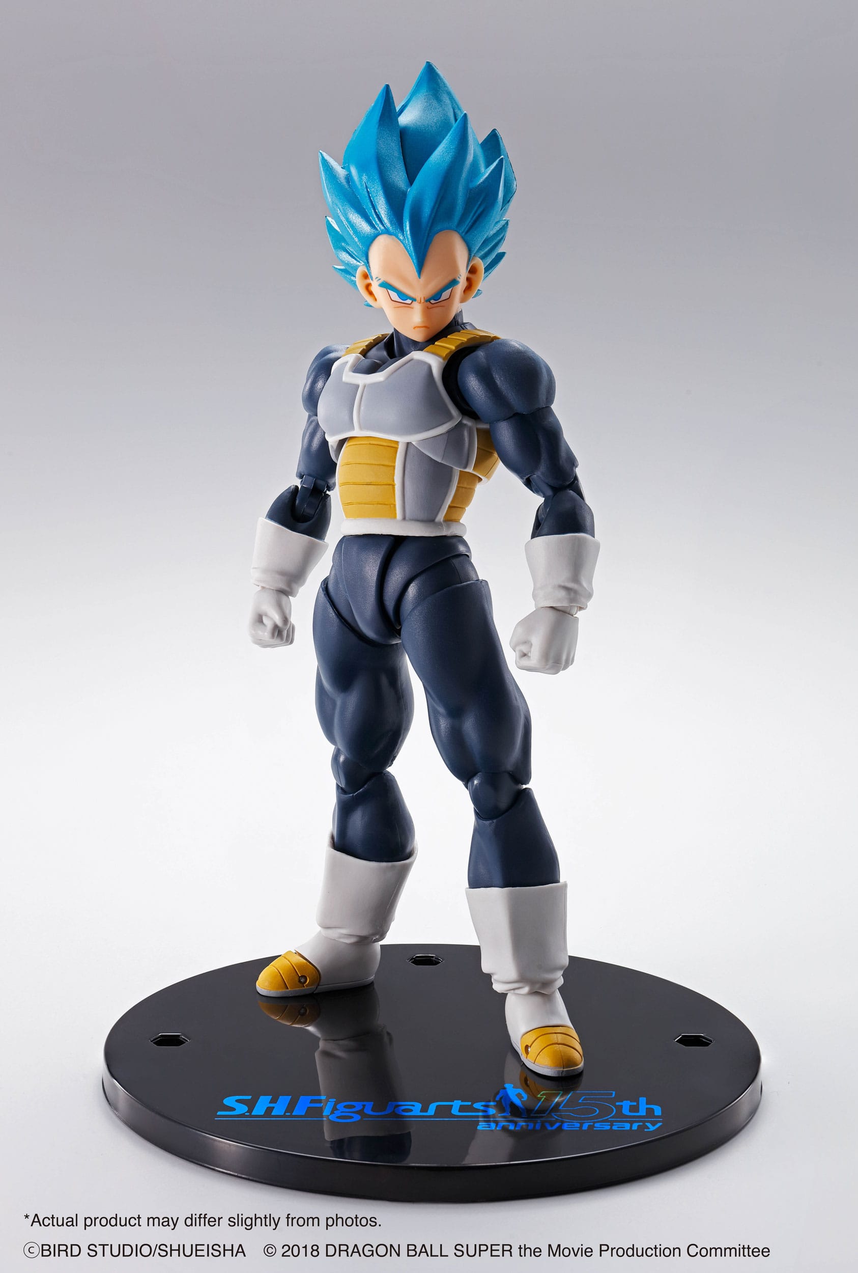 DRAGONBALL SUPER SH FIGUARTS Vegeta Super Saiyan Blue 15th Anniversary Version