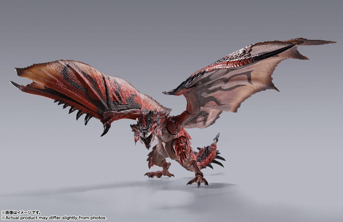 Monster Hunter SH MonsterArts Action Figure Rathlos 20th Anniversary Edition