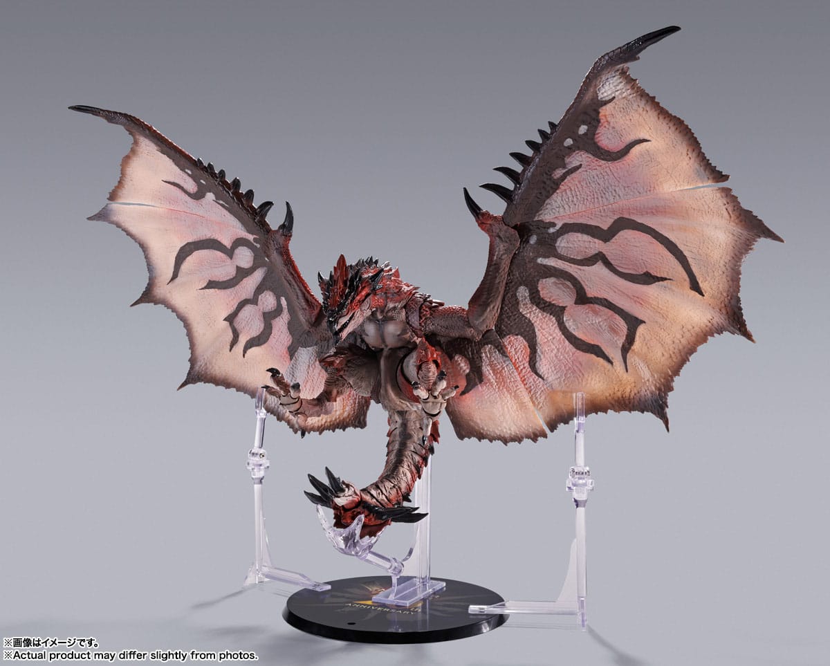 Monster Hunter SH MonsterArts Action Figure Rathlos 20th Anniversary Edition