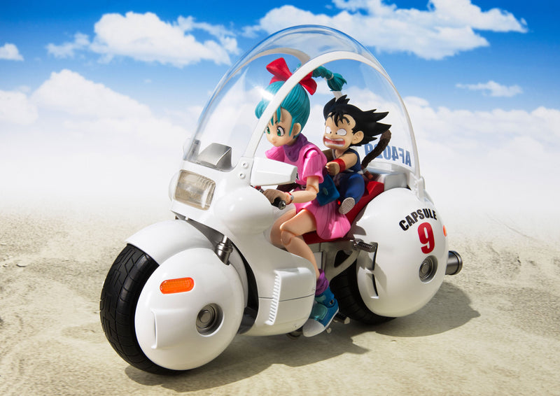 *PRE ORDER* DRAGON BALL SH Figuarts Vehicle with Figure Bulma's Motorcycle Hoipoi Capsule No. 9 (ETA AUGUST)