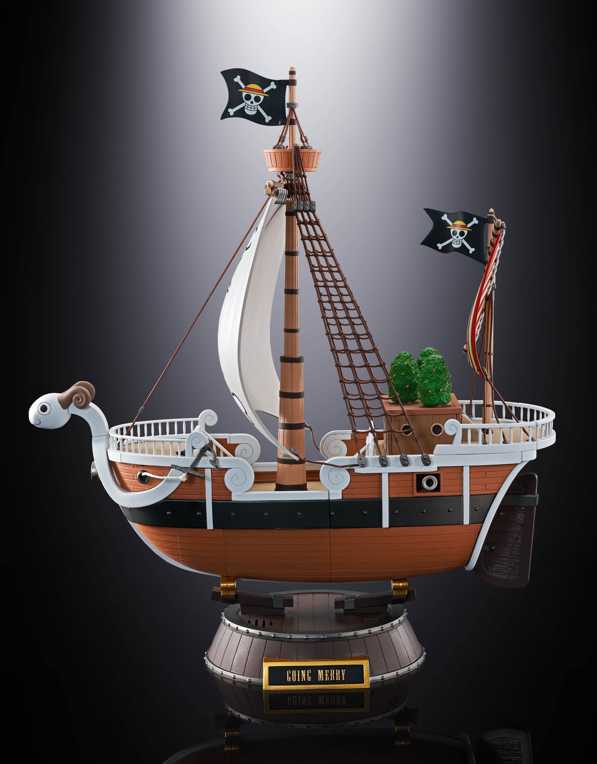 One Piece Soul of Chogokin Diecast Action Figure Going Merry 25th Anniversary Memorial Edition