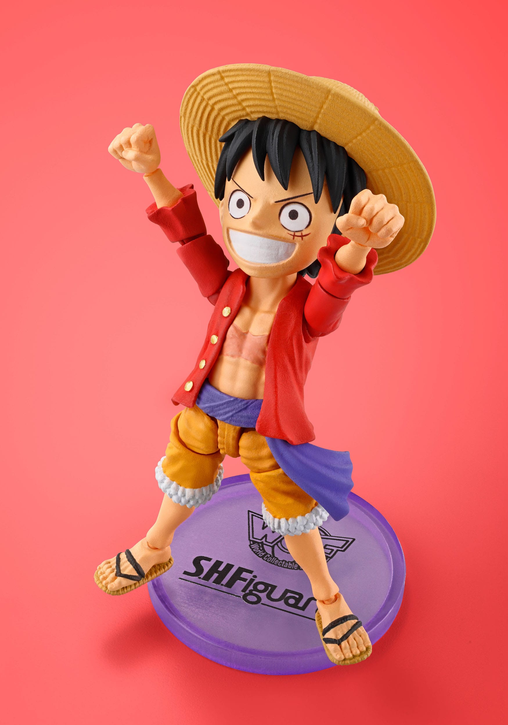 One Piece World Collactable Figures x SH Figuarts Action Figure Monkey D. Luffy