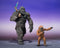 *PRE ORDER* Godzilla x Kong: The New Empire SH Monster Arts Action Figures 2-Pack Suko & Mothra (ETA APRIL)