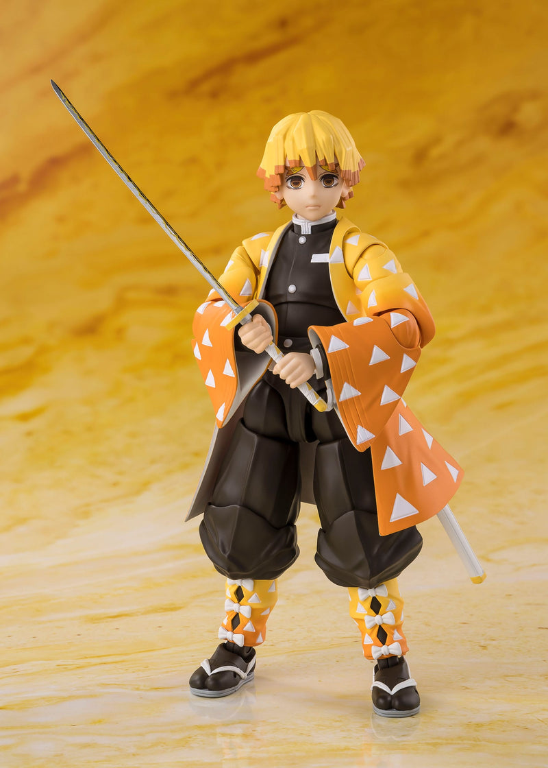 *PRE ORDER* Demon Slayer: Kimetsu no Yaiba SH Figuarts Action Figure Zenitsu Agatsuma (ETA NOVEMBER)