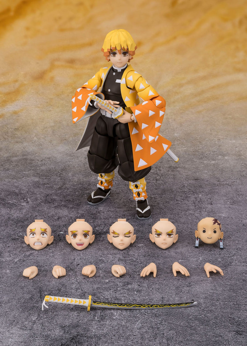 *PRE ORDER* Demon Slayer: Kimetsu no Yaiba SH Figuarts Action Figure Zenitsu Agatsuma (ETA NOVEMBER)