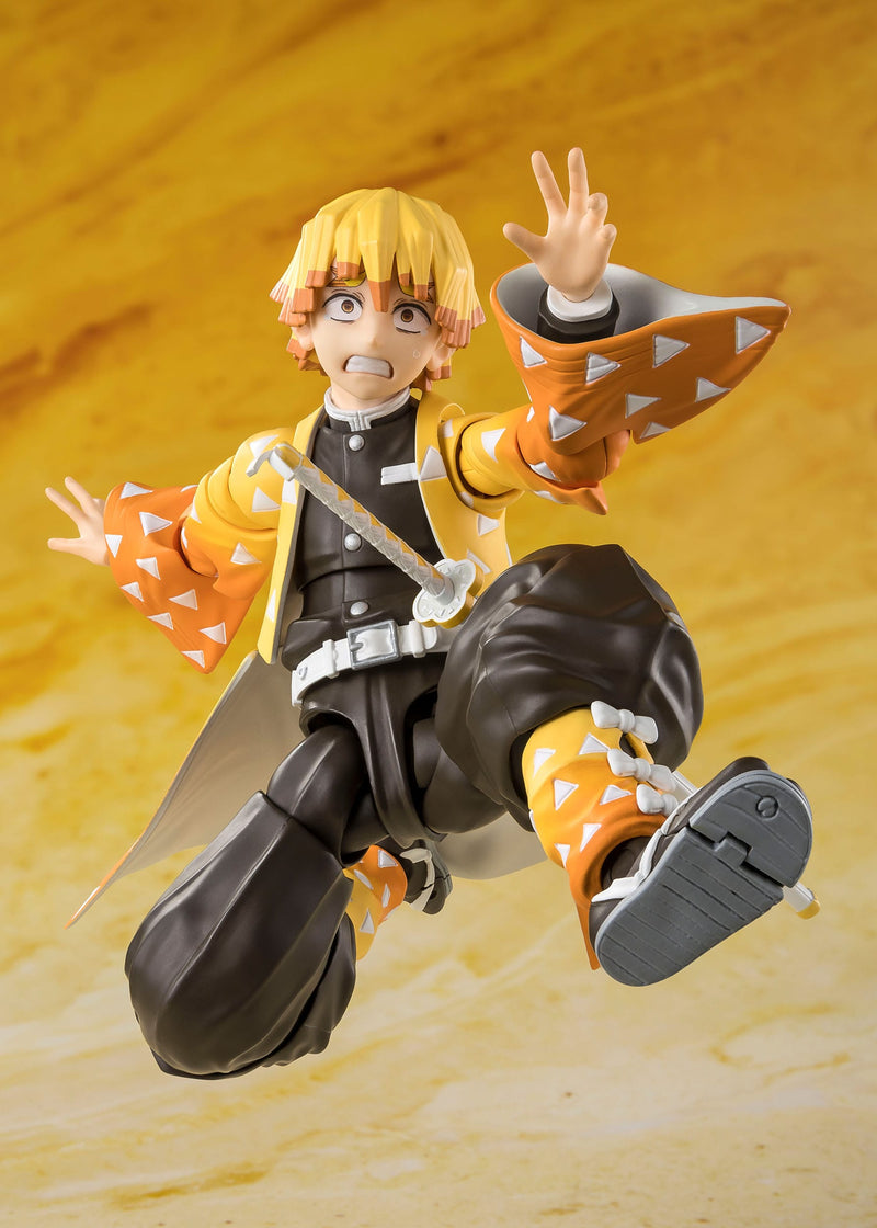 *PRE ORDER* Demon Slayer: Kimetsu no Yaiba SH Figuarts Action Figure Zenitsu Agatsuma (ETA NOVEMBER)