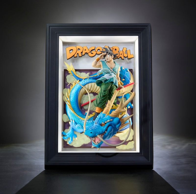 *PRE ORDER* BANDAI Dragon Ball Z Tamashii Art 3D Relief Picture Son Goku & Dragon (ETA NOVEMBER)