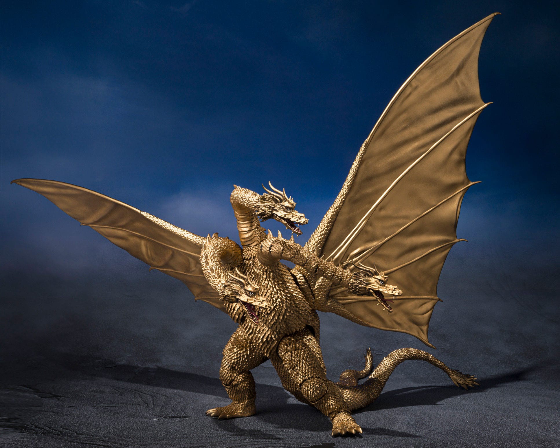 Godzilla SH Monster Arts Action Figure King Ghidora 1972 (ETA JANUARY)