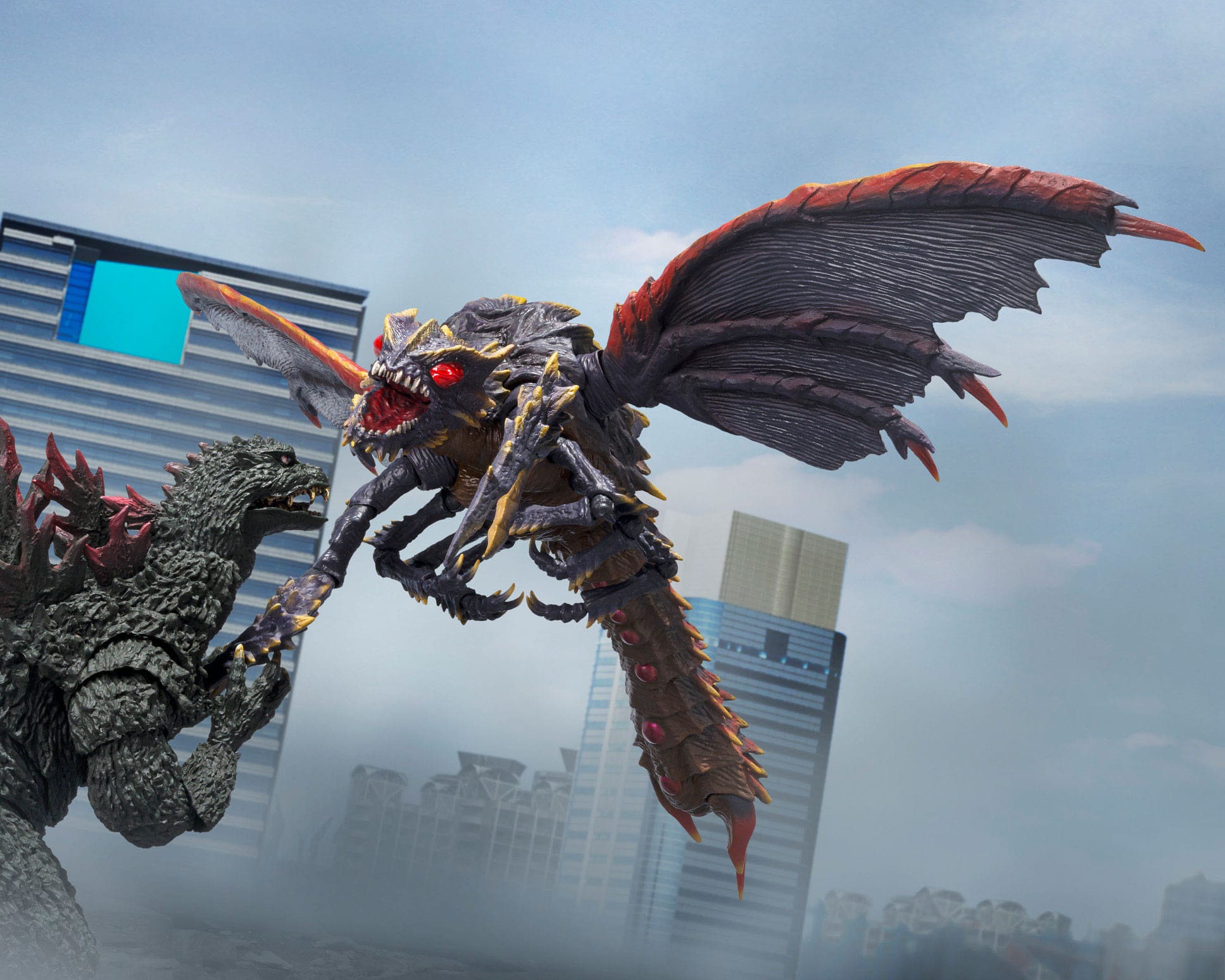 *PRE ORDER* Godzilla SH Monster Arts Action Figure Megaguirus Evolution Set (ETA MAY)