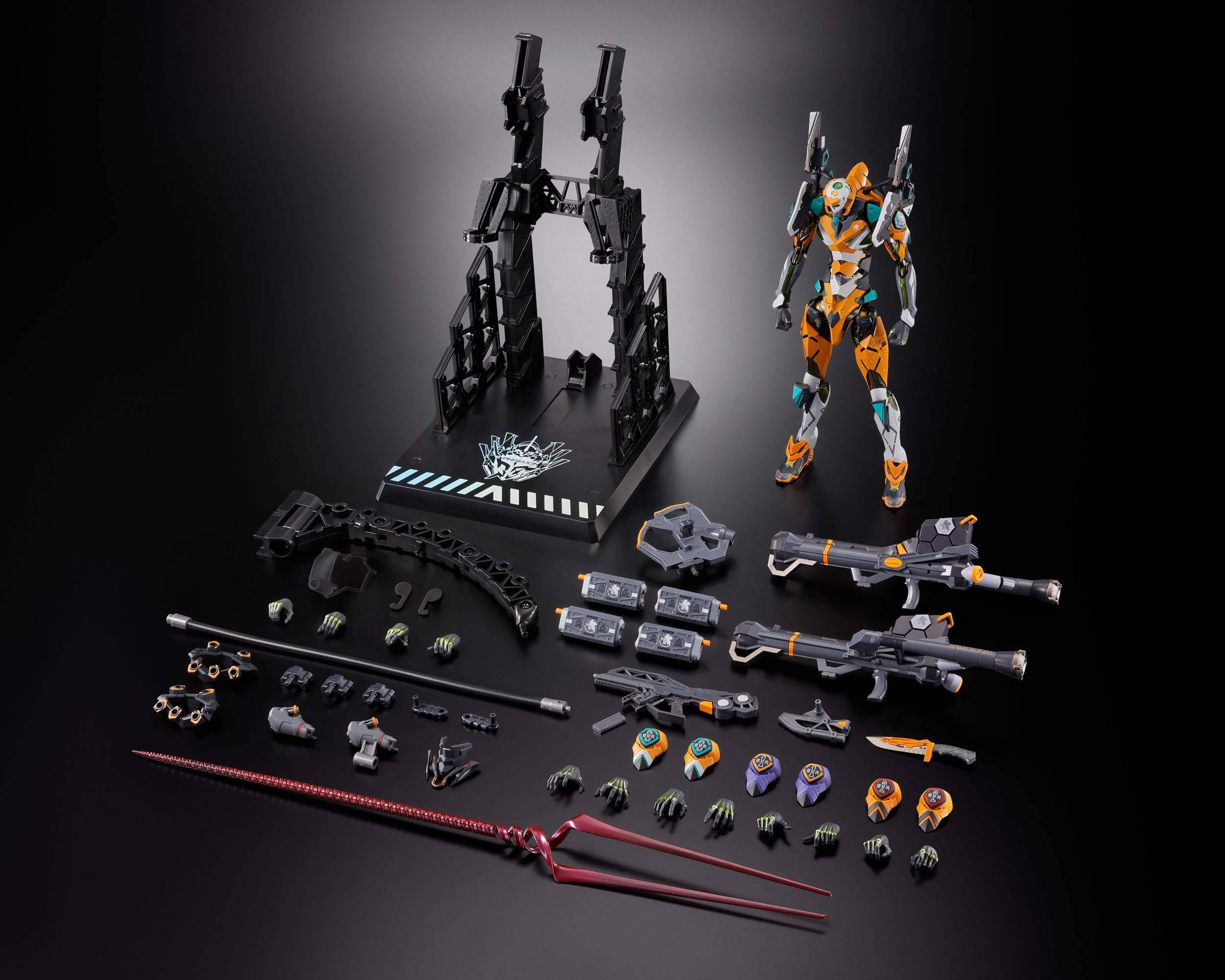 *PRE ORDER* Neon Genesis Evangelion Metal Build Action Figure Eva Test Type-00/00 30th with the Spear of Longinus (ETA AUGUST)