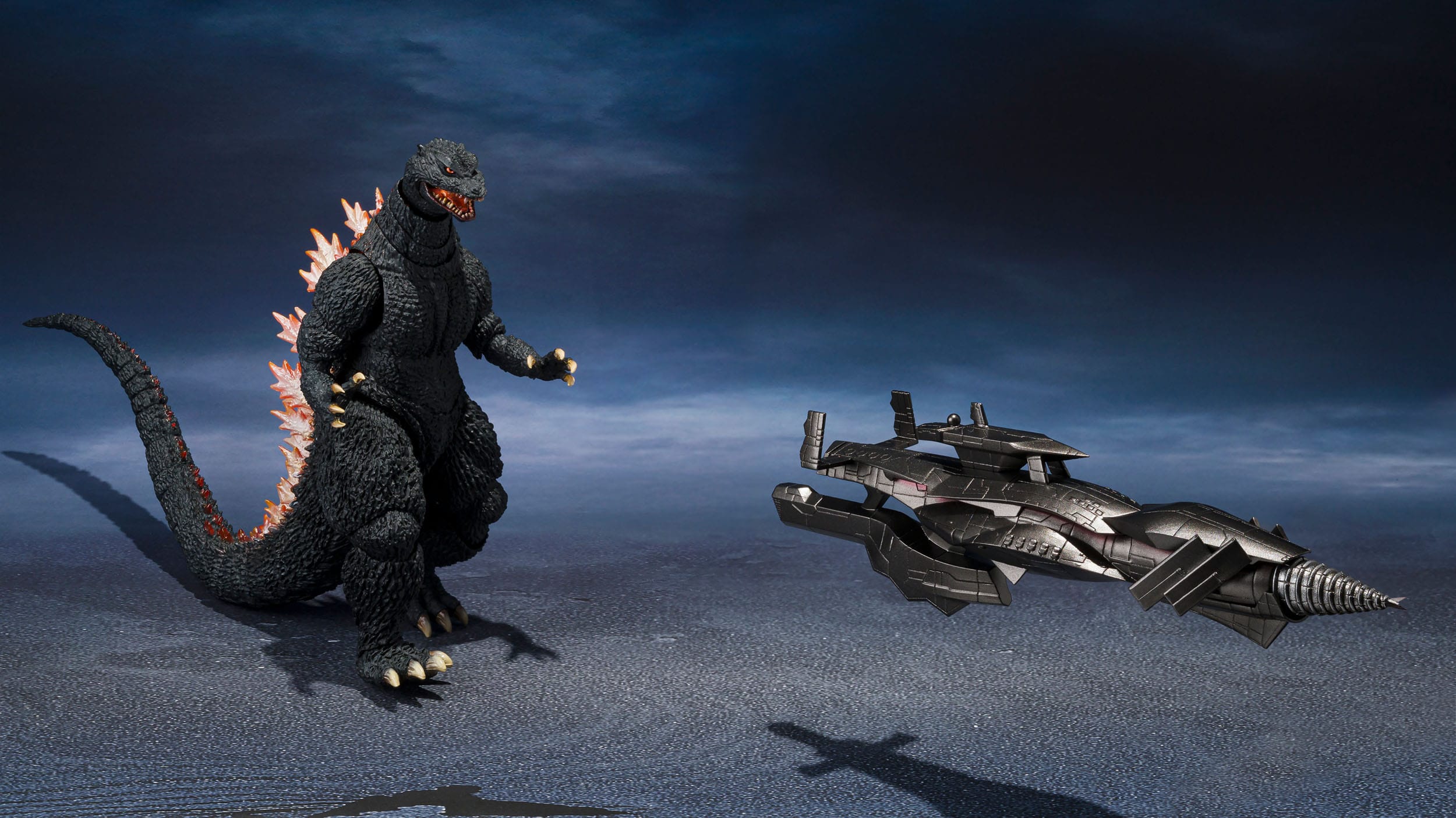 *PRE ORDER* Godzilla: Final Wars SH MonsterArts Action Figure Godzilla Heat Ray Ver. vs. New Gotengo (ETA JULY)
