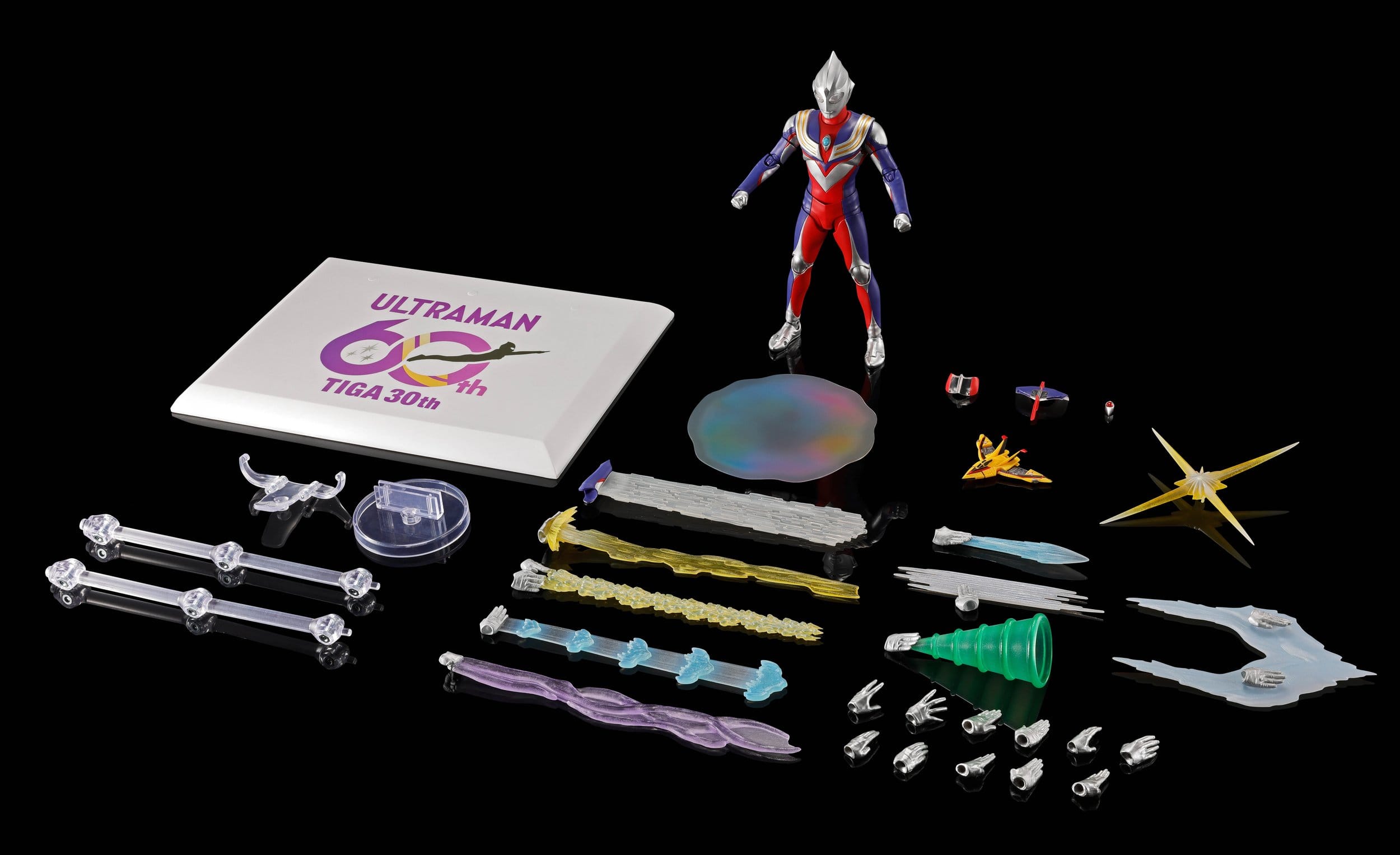Ultraman Series SH Figuarts Shinkocchou Seihou Action Figure Ultraman Tiga Multi Type 30th Anniversary Edition