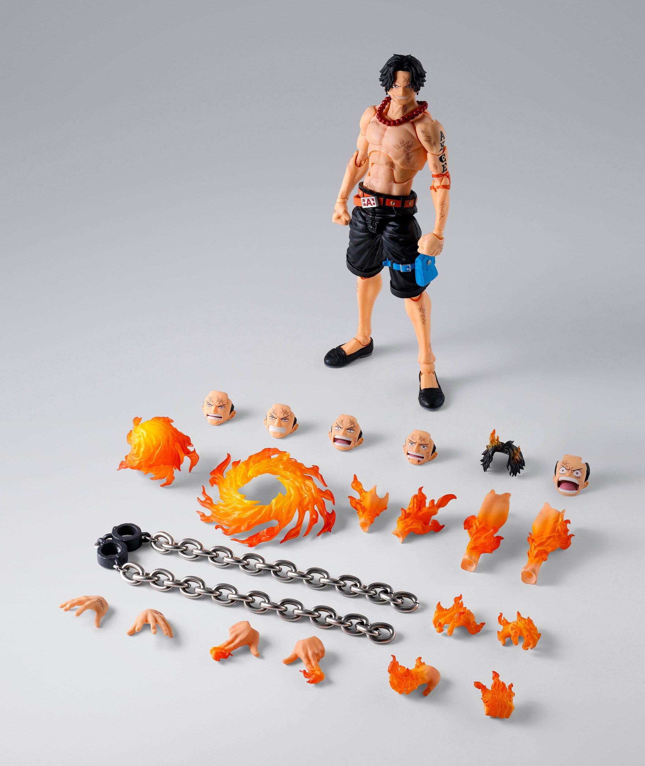 One Piece SH Figuarts Action Figure Portgas D. Ace - Marineford