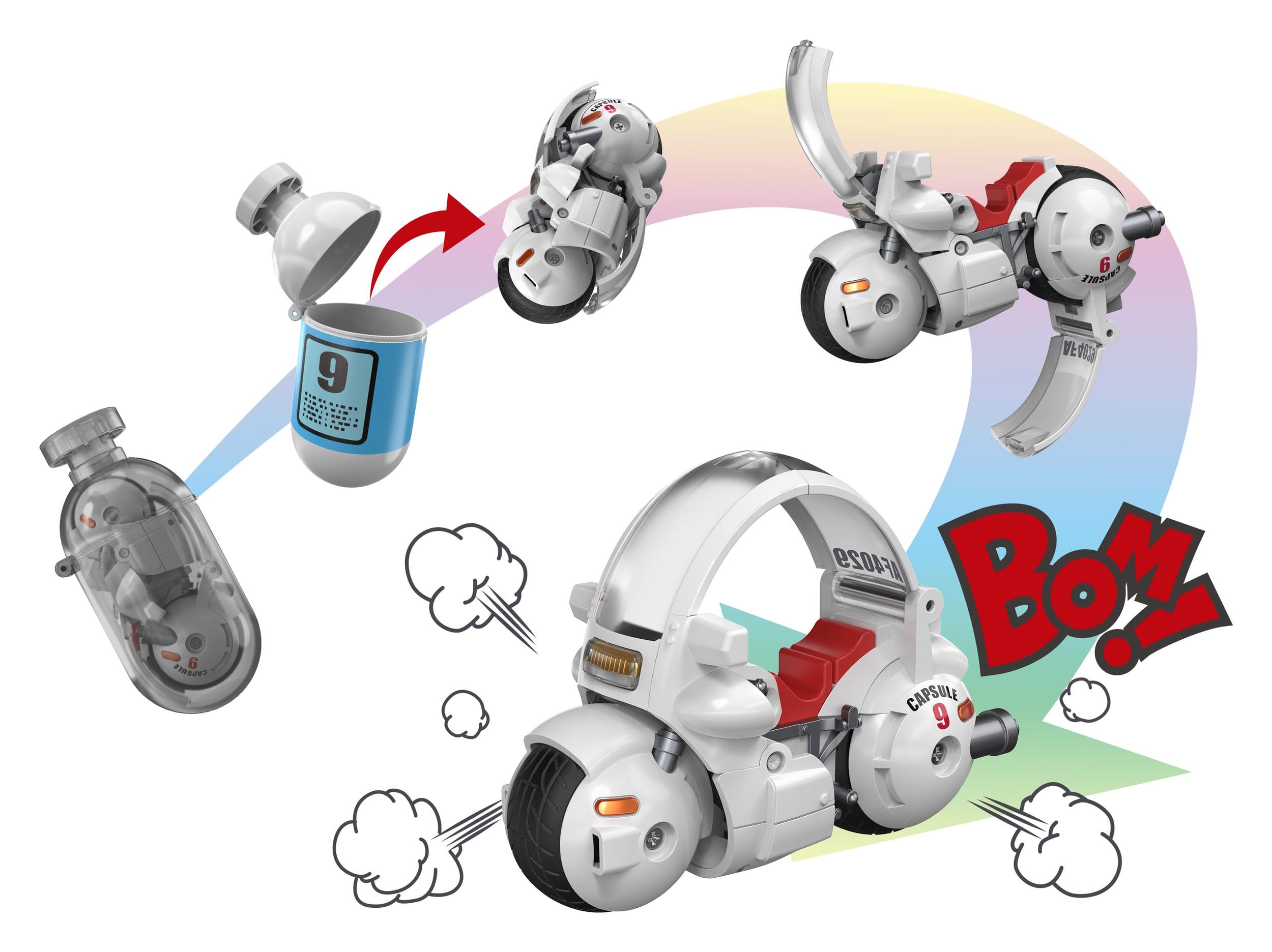 Dragon Ball Changearts Hoi-Poi Capsule No. 9 Bulma's Motorcycle