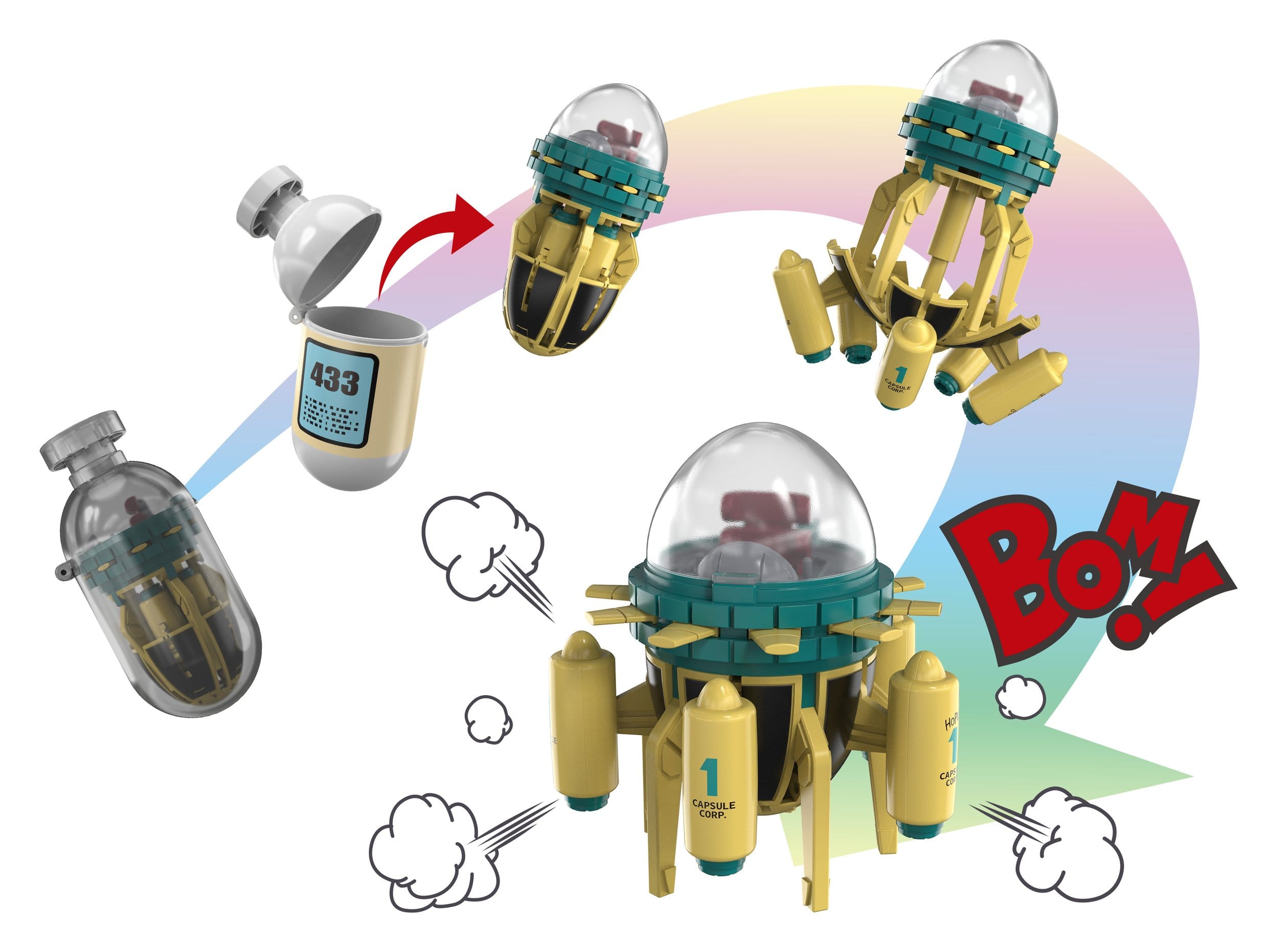 Dragon Ball Z Changearts Action Figure Hoi-Poi Capsule No. 433 Trunks's Time Machine