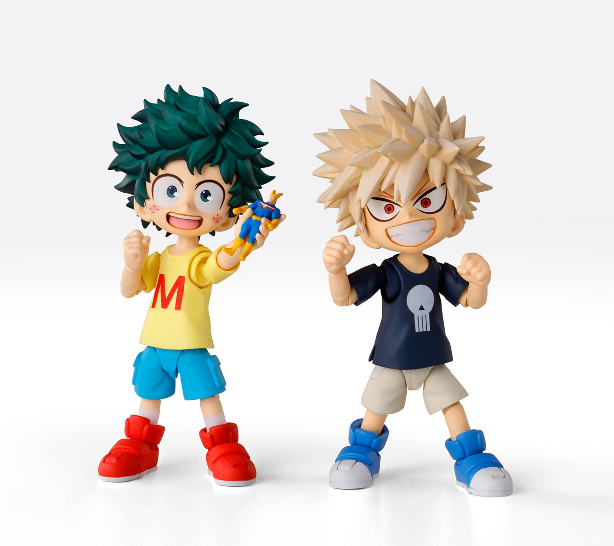 My Hero Academia SH Figuarts Action Figure Izuku Midoriya & Katsuki Bakugo - Childhood Set