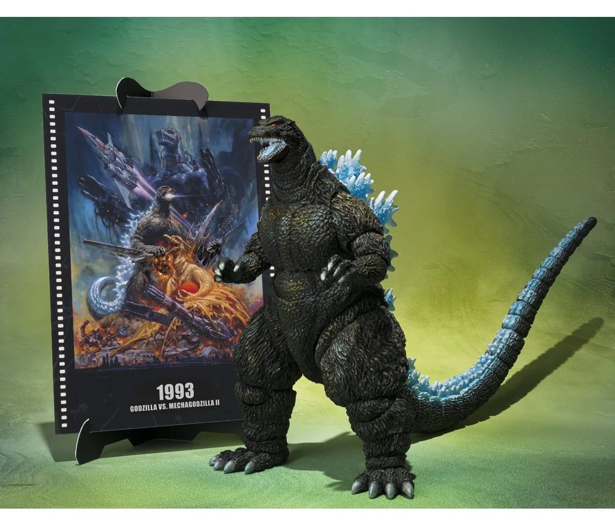 Godzilla SH MonsterArts Action Figure Godzilla (Godzilla vs. Mechagodzilla II Poster Coloring Ver.) - Movie Graphic Plus