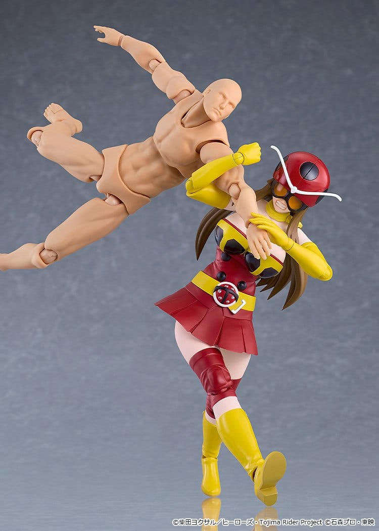 Tojima Wants to Be a Kamen Rider Figma Action Figure Yuriko Okada (Electro-Wave Human Tackle Ver.)