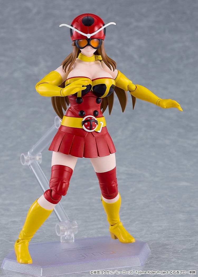 Tojima Wants to Be a Kamen Rider Figma Action Figure Yuriko Okada (Electro-Wave Human Tackle Ver.)