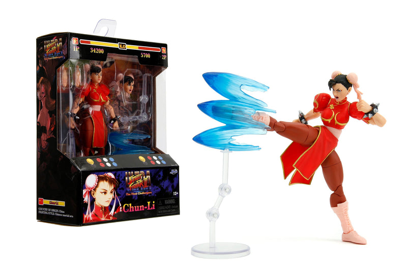 *PRE ORDER* Ultra Street Fighter II: The Final Challengers Action Figure 1/12 Chun-Li Player 2 Red Ver. (ETA OCTOBER)