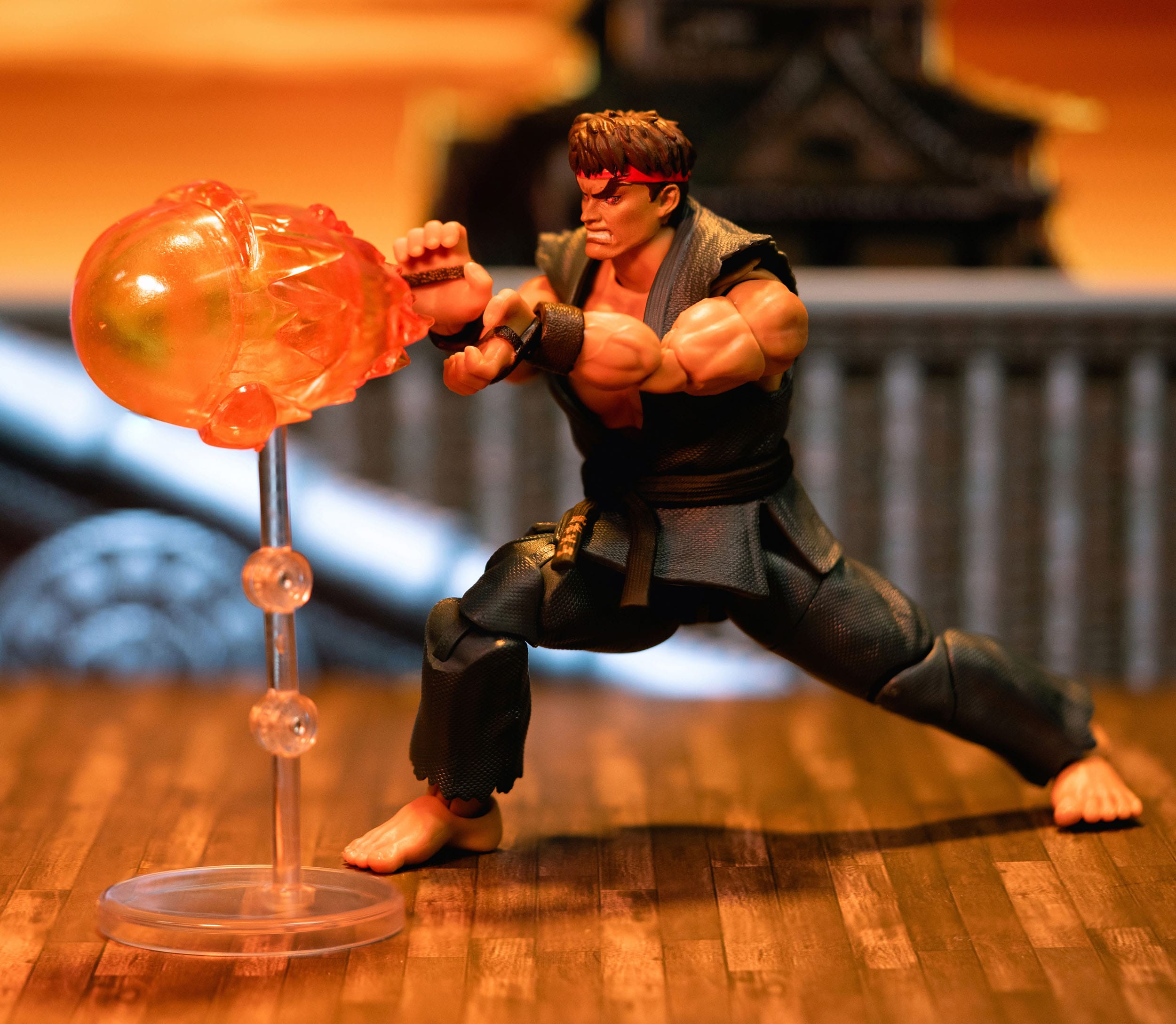 LIVE A EVIL STRUCTURE ARTS フィギュアキット Street Fighter II Evil Ken 1/6 Scale Statue