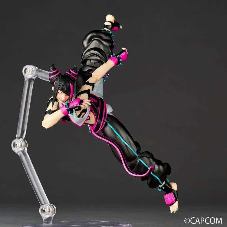 *PRE ORDER* Street Fighter 6 Amazing Yamaguchi Revoltech NR065 Juri Action Figure (ETA JULY)