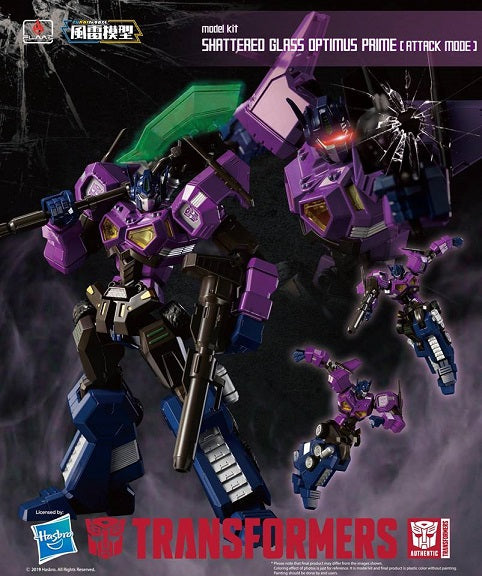 Flame Toys Transformers Shattered Glass Optimus Prime (Attack Mode) Furai Model Kit