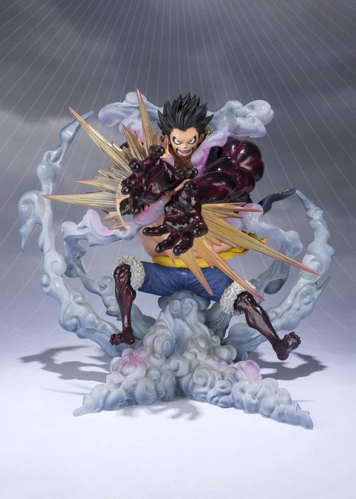 *DISPLAYED BY BANDAI* ONE PIECE FigurartsZERO Chou Gekisen - Extra Battle Monkey D. Luffy Gear 4 Leo Bazooka!