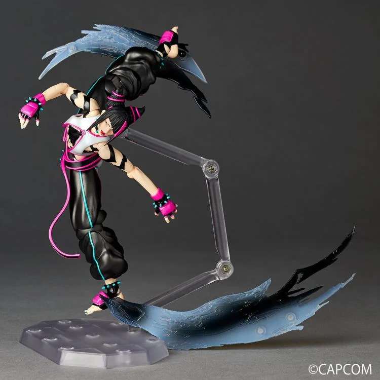 *PRE ORDER* Street Fighter 6 Amazing Yamaguchi Revoltech NR065 Juri Action Figure (ETA JULY)