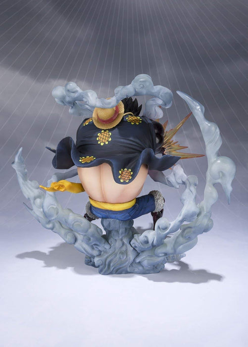 *DISPLAYED BY BANDAI* ONE PIECE FigurartsZERO Chou Gekisen - Extra Battle Monkey D. Luffy Gear 4 Leo Bazooka!