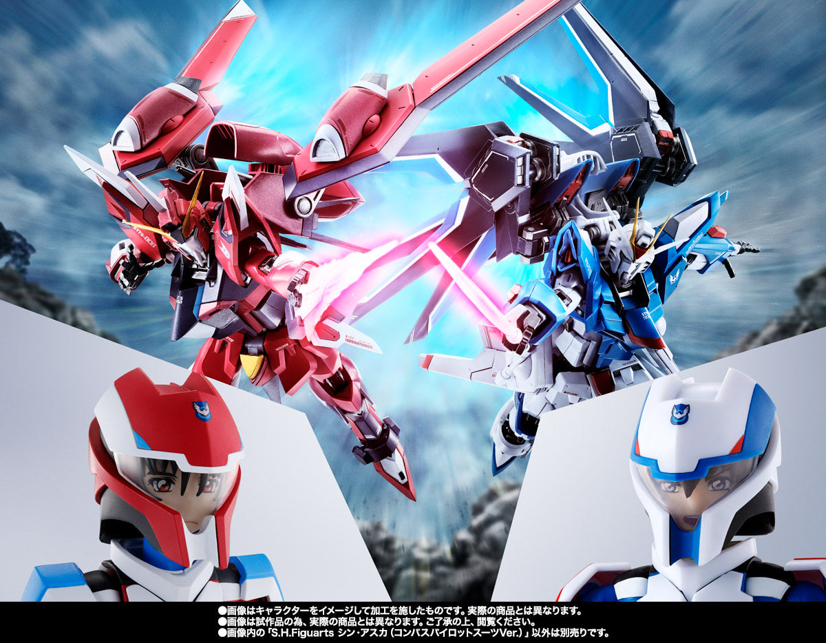 *PRE ORDER* Mobile Suit Gundam SEED Freedom SH Figuarts SHINN ASUKA - Compass Pilot Suit Ver. Action Figure (ETA JANUARY)