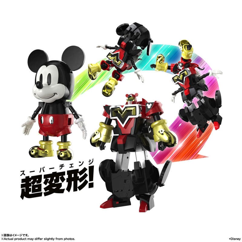 *PRE ORDER* Disney Soul of Chogokin Diecast Action Figure Super Change Mickey Mouse by Kunio Okawara (ETA AUGUST)