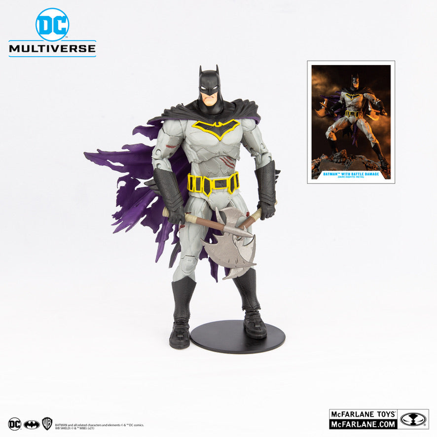 Mcfarlane Toys DARK KNIGHTS: METAL BATMAN WITH BATTLE DAMAGE