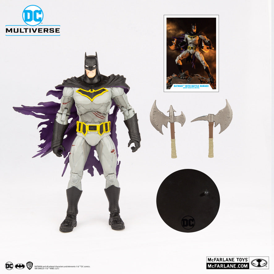 Mcfarlane Toys DARK KNIGHTS: METAL BATMAN WITH BATTLE DAMAGE