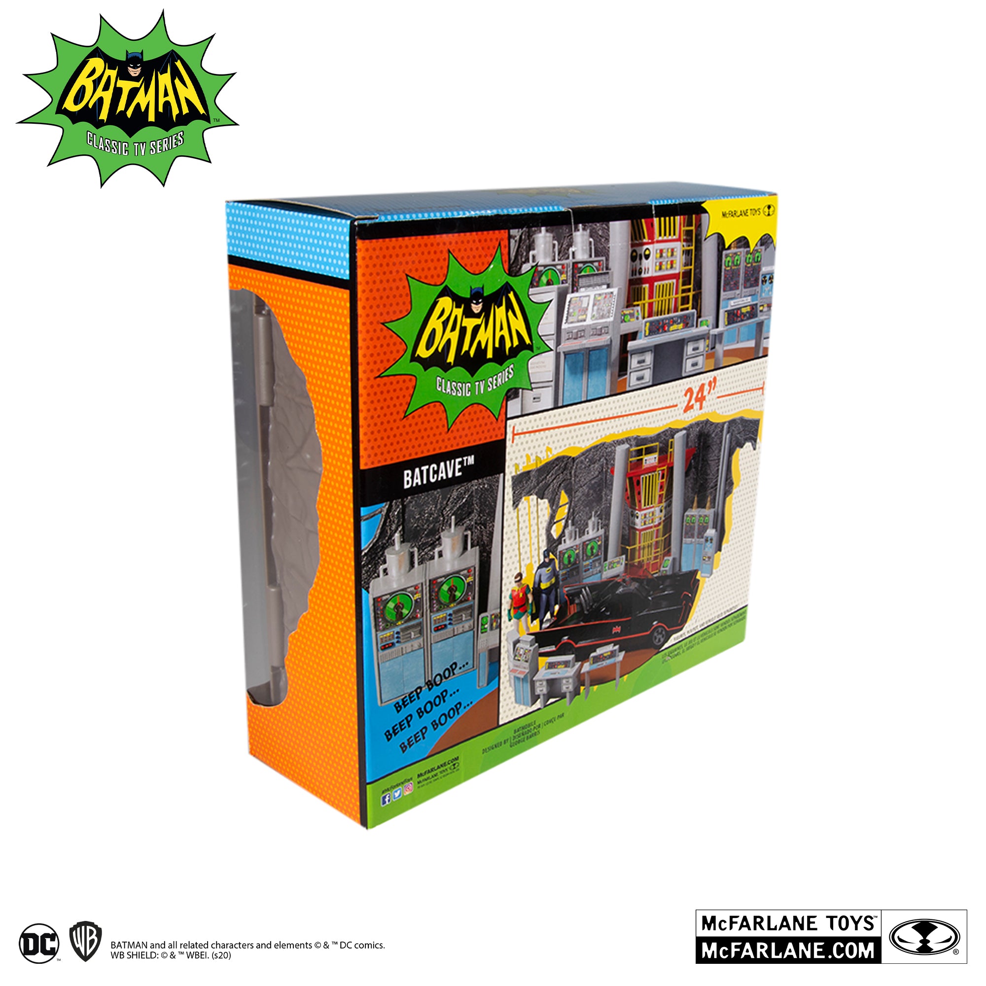 Mcfarlane Toys DC retro Wave Batman 1966: BATCAVE PLAYSET